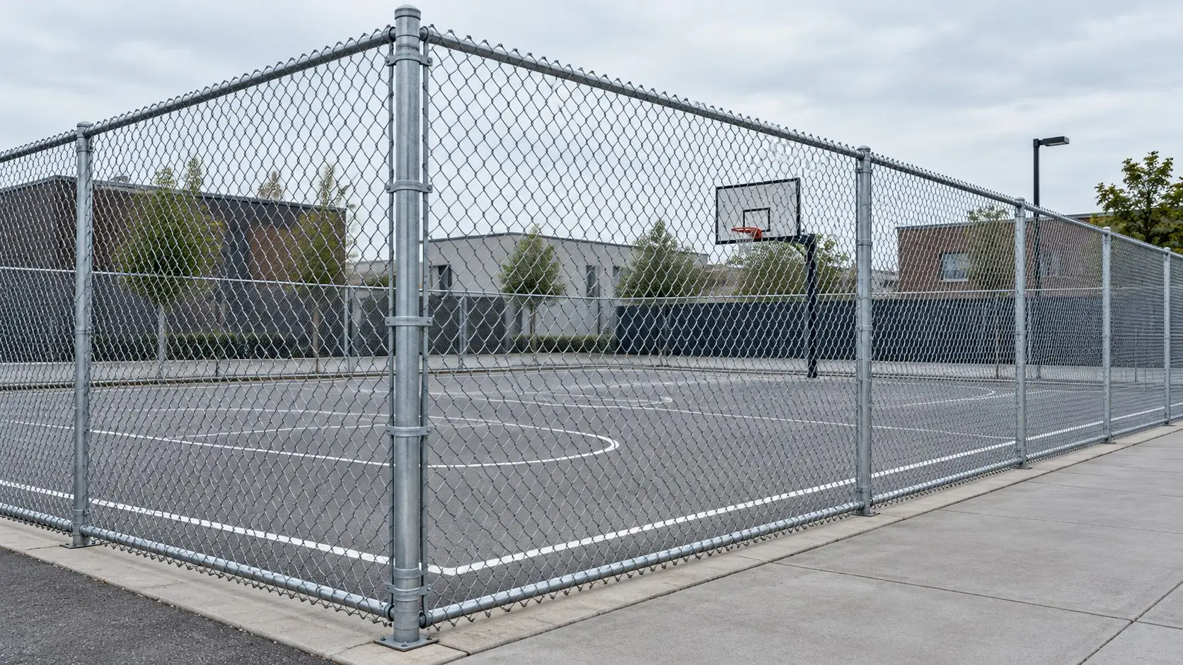 Applications — chain-link fencing materials
