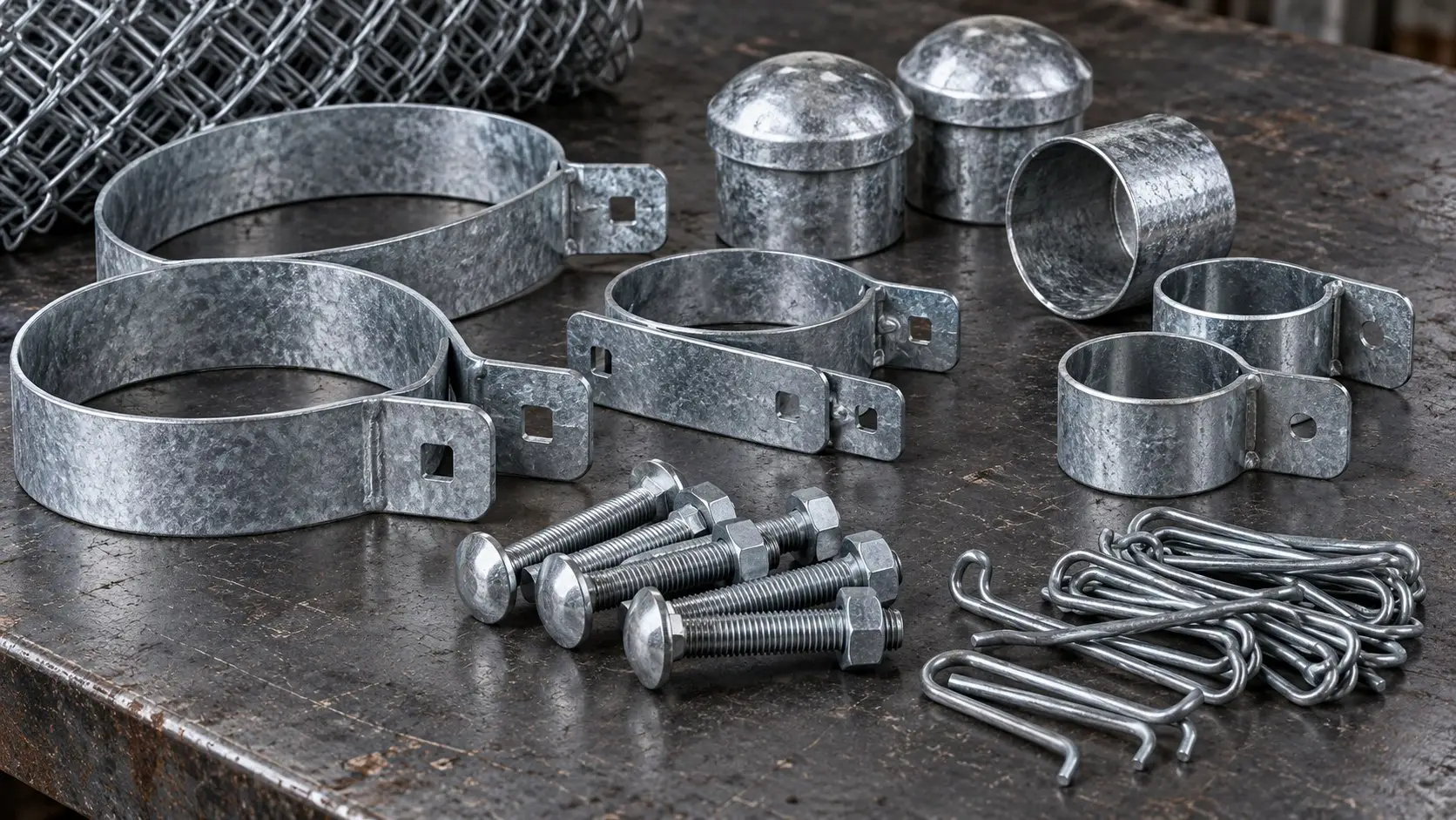 Chain Link Fittings and Hardware — chain-link fencing materials